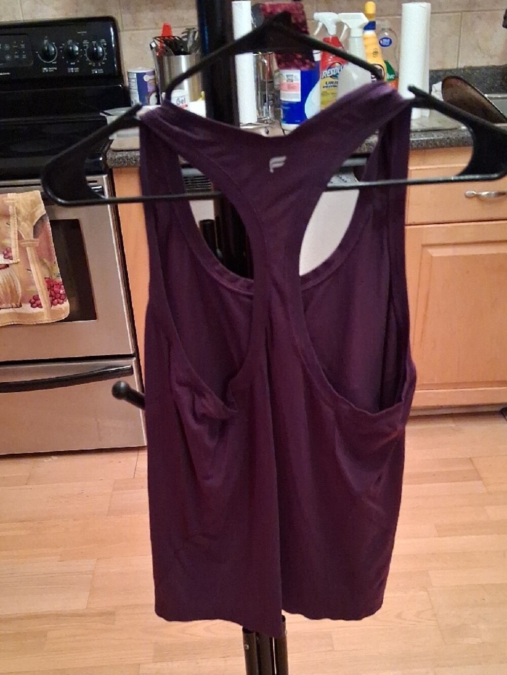 Fabletics Deep Plum Racerback Tank - Picture 4 of 6